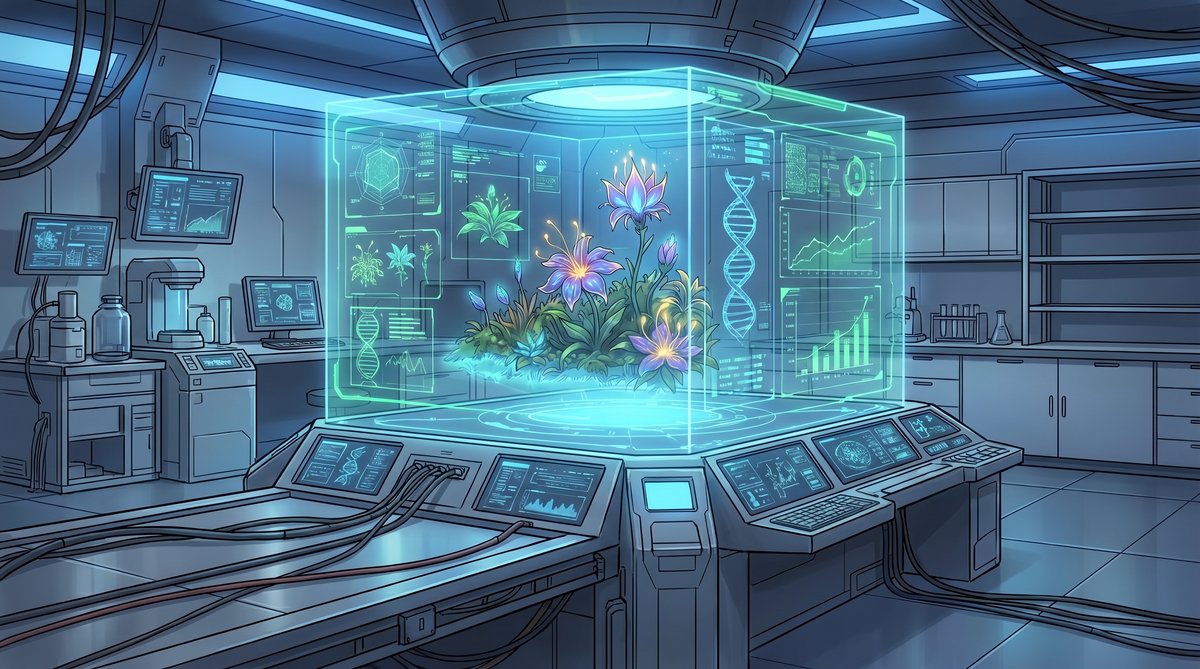高清3D动漫AI植物视频技术